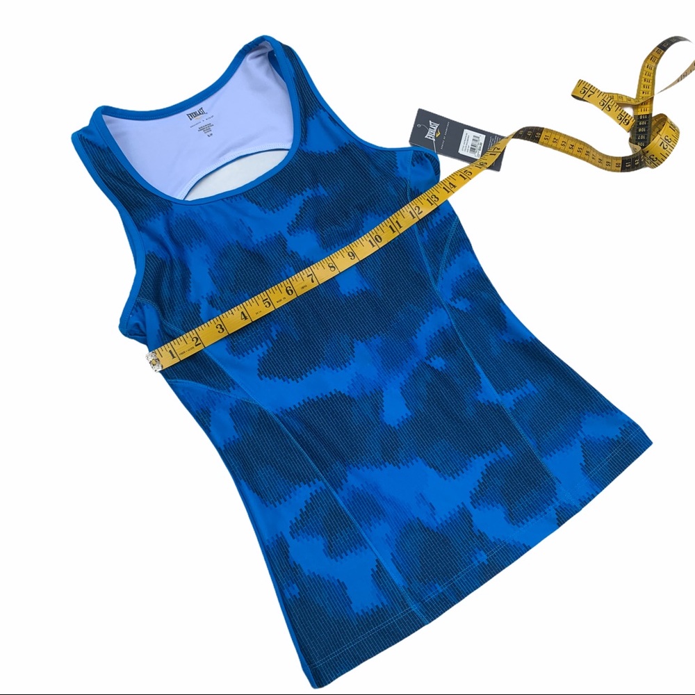 Everlast Blue Tank w/Built-in Sports Bra